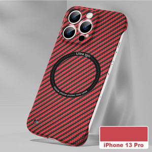 iPhone 13 Carbon Fiber Magnetic Case