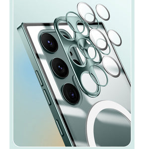 Suitable For Samsung S22 Ultra-Thin Metal Magnetic Mobile Phone Case