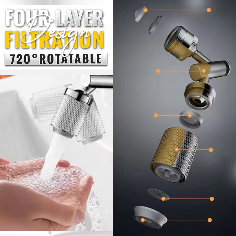 720°Rotatable Faucet Spray Bubbler