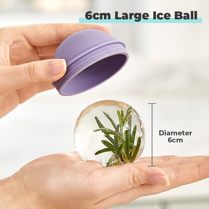 6cm Large Ice Ball Lovely Ice Bulb Mold