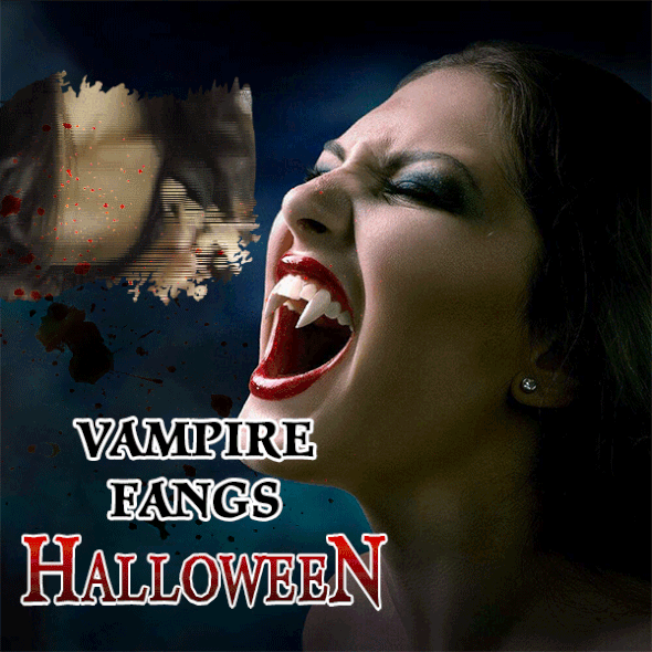Retractable Halloween Vampire Fangs(BUY 2 GET 2 FREE)