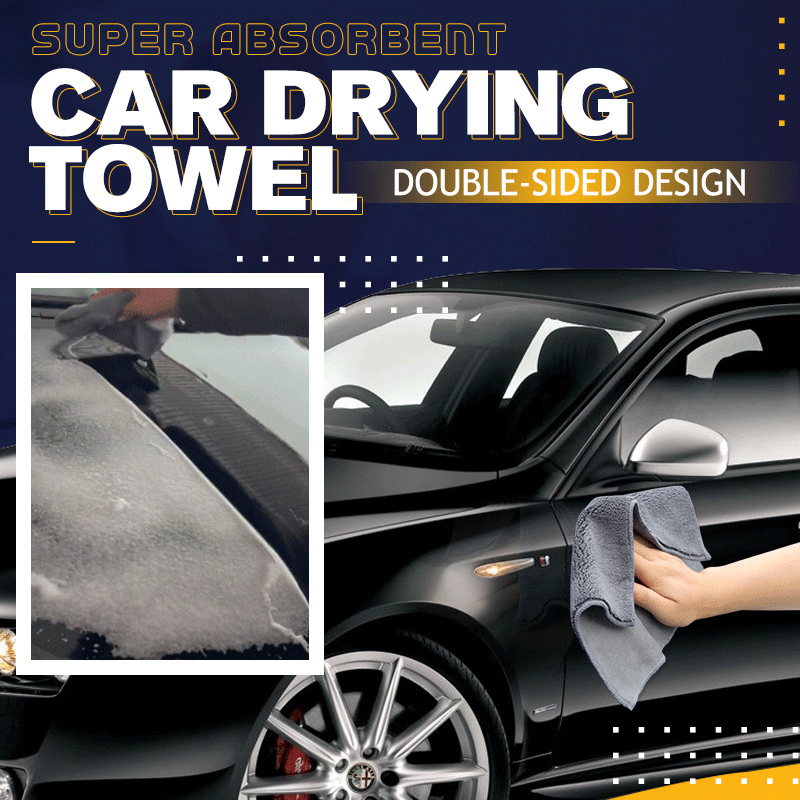 Suede Double-sided Absorbent Car Drying Towel