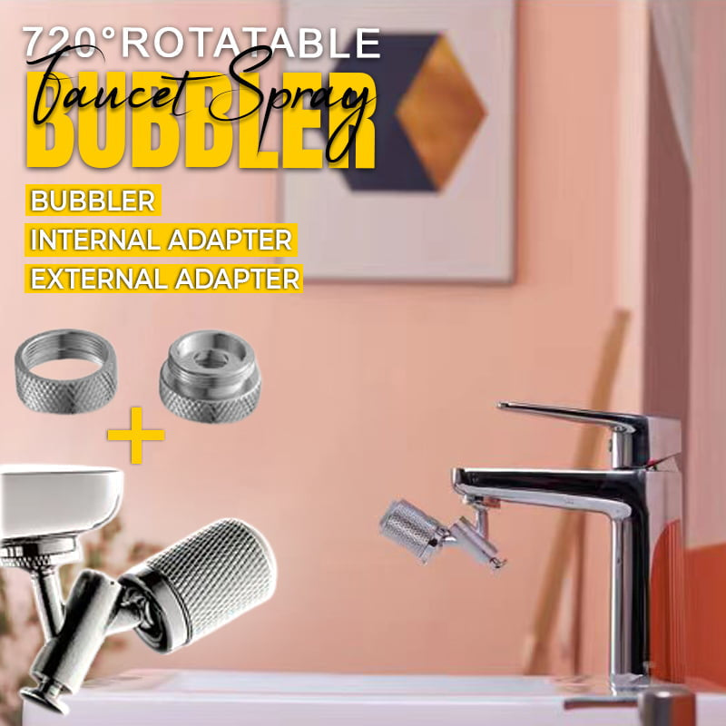 720°Rotatable Faucet Spray Bubbler
