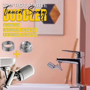 720°Rotatable Faucet Spray Bubbler